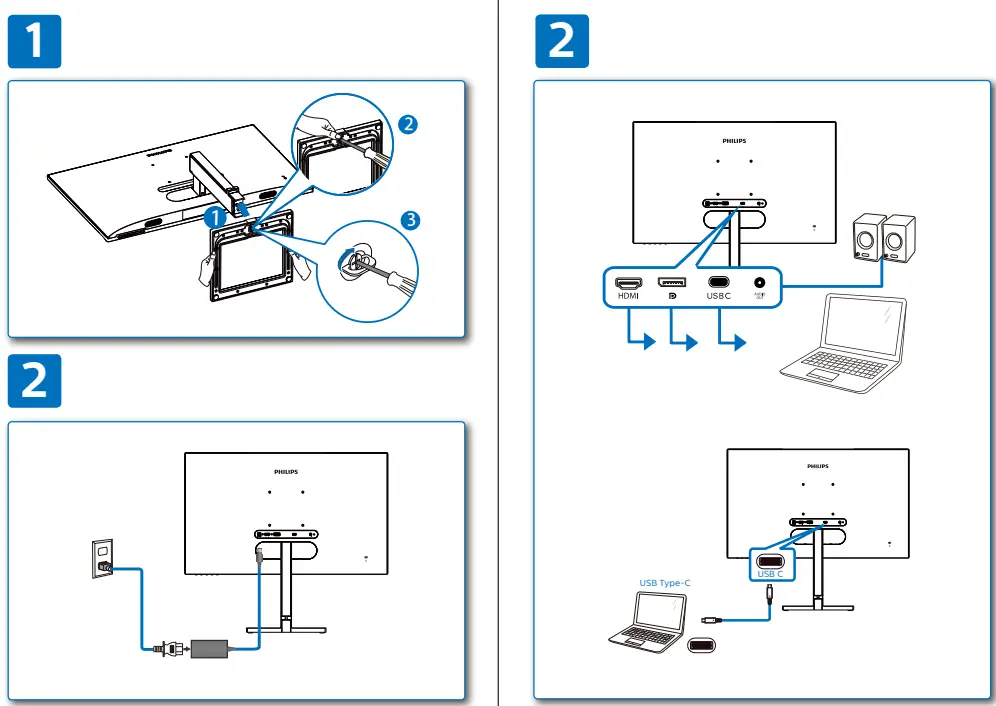 PHILIPS 276E1 E Line LCD Monitor fig 3