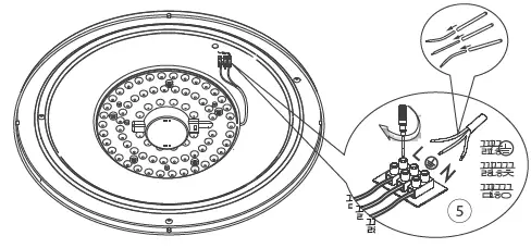 LeuchtenDirekt 992718 JUPITER LED Ceiling Light Round, 35cm 02