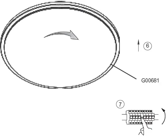 LeuchtenDirekt 992718 JUPITER LED Ceiling Light Round, 35cm 03