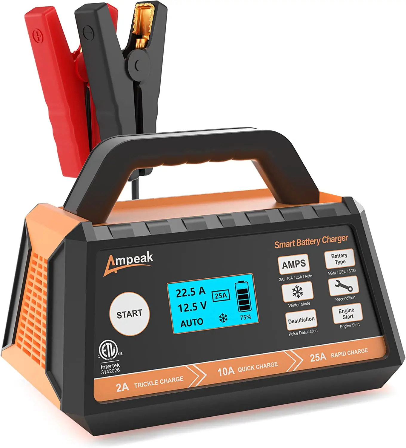 Ampeak BC0253 Smart Battery Charger