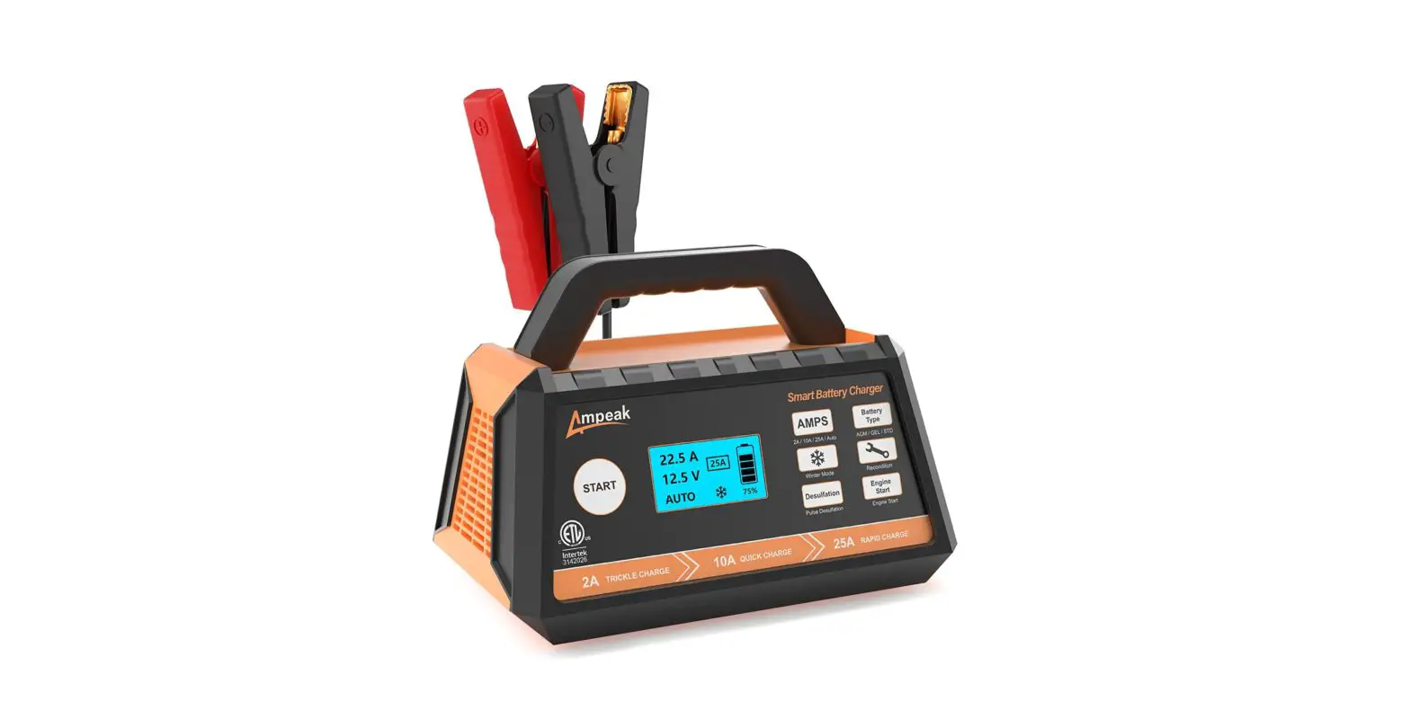 Ampeak Bc0253 Smart Battery Charger Instruction Manual