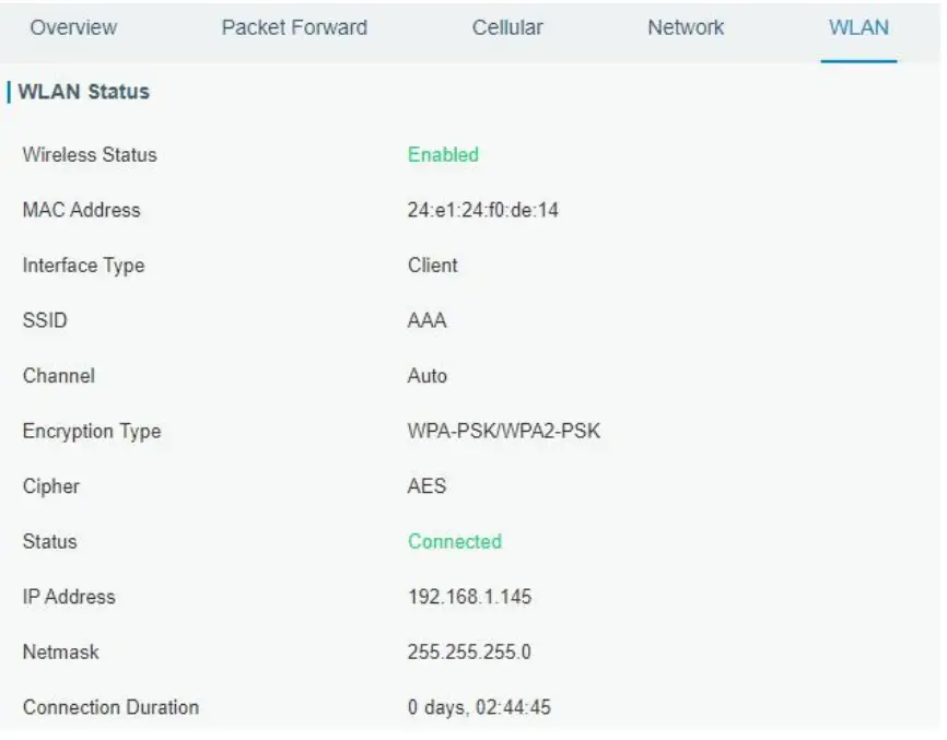 RG2I UG67 Outdoor LoRaWAN Gateway - Fig 27