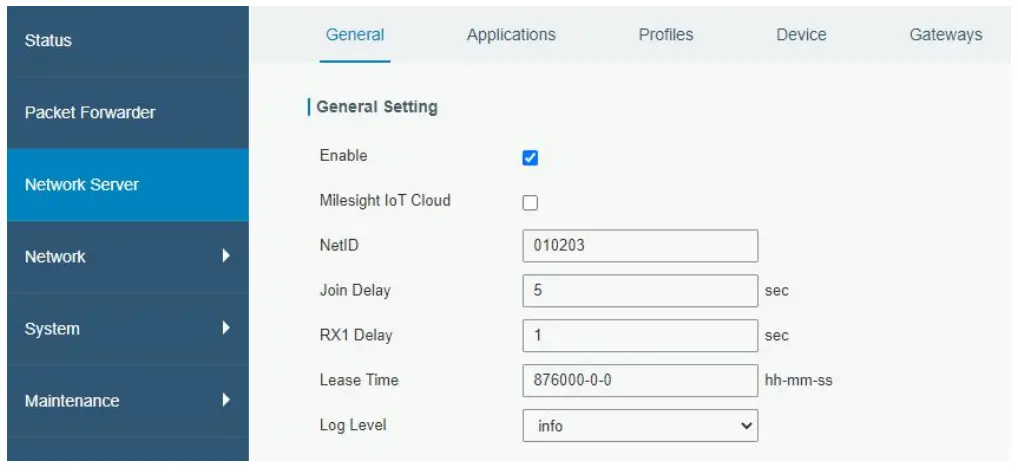 RG2I UG67 Outdoor LoRaWAN Gateway - Fig 42
