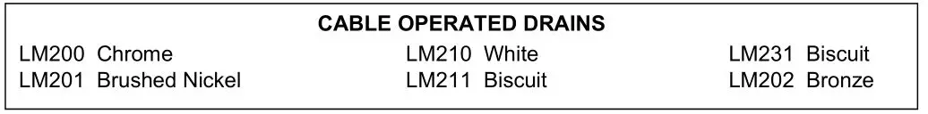 Laurel Mountain 6636FT064 66 Inch x 36 Inch Drop-In Acrylic Tub - Accessories