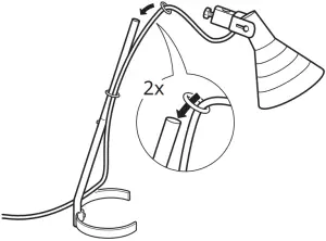 IKEA LAGRA Table Lamp - Assembly 5
