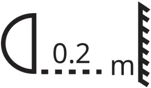 IKEA LAGRA Table Lamp - Minimum safe distance 1