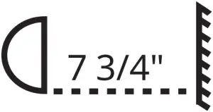 IKEA LAGRA Table Lamp - Minimum safe distance 2