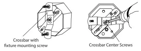 FEIT Electric LAN18COEBZ 18 Inch LED Outdoor Lantern Instruction Manual - Adjust Cross Bar