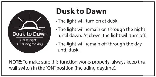 FEIT Electric LAN18COEBZ 18 Inch LED Outdoor Lantern Instruction Manual - Dusk to Dawn