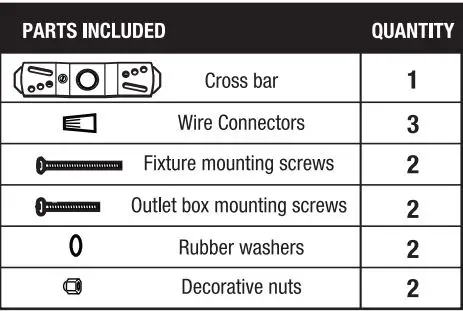 FEIT Electric LAN18COEBZ 18 Inch LED Outdoor Lantern Instruction Manual - Parts Included