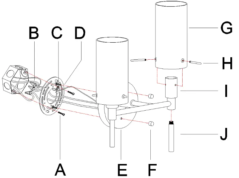 ZEVNI A04676 Gerben 11 Wide Black Vanity Light - 1
