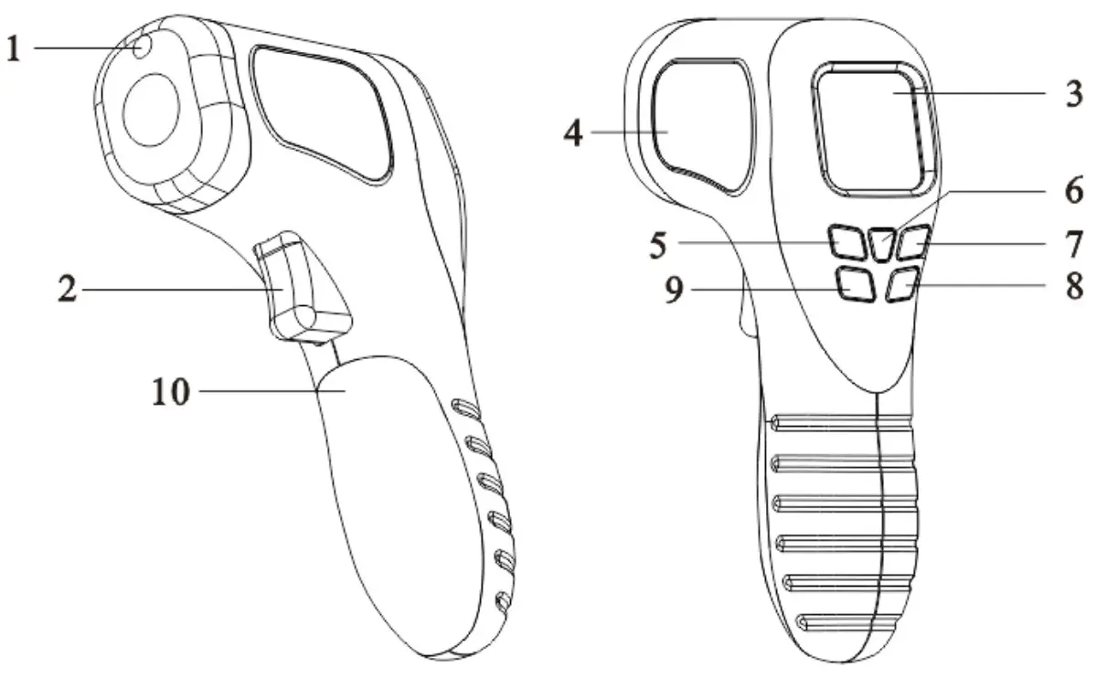 PCE DT 50 Handheld Tachometer - fig