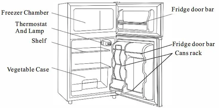 Upstreman-BD321-3-2-Cu-Ft-Mini-Fridge-with-Freezer-FIG-1