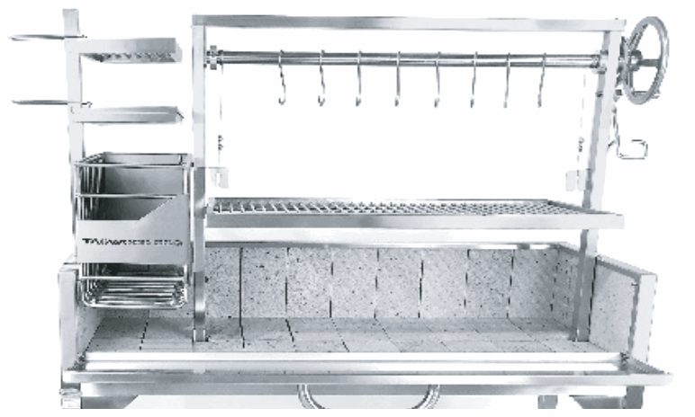 TAGWOOD BBQ BBQ03SI Argentine Santa Maria Wood Fire & Charcoal Grill - fig 13