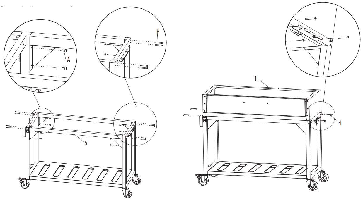 TAGWOOD BBQ BBQ03SI Argentine Santa Maria Wood Fire & Charcoal Grill - fig 3