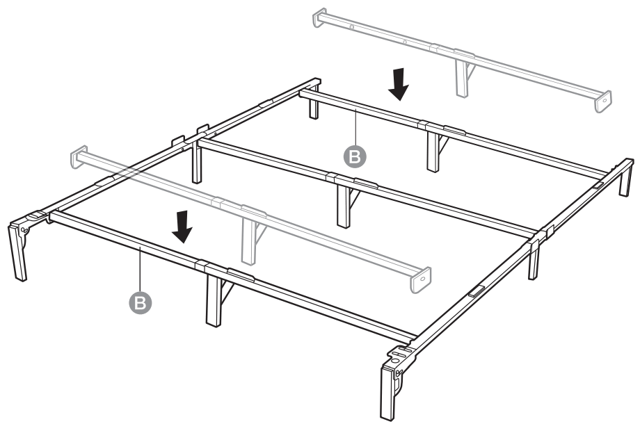 amazon basics B07D4BHP6T 9 Leg Support Bed Frame - fig 5