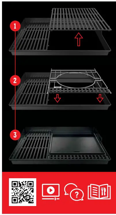 weber 7672 Crafted Flat Top Griddle - QR cote