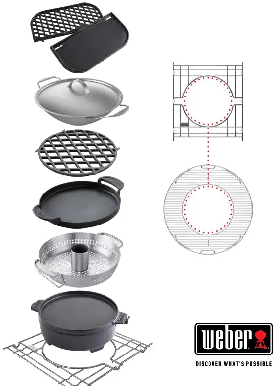 weber 7672 Crafted Flat Top Griddle - fig 5