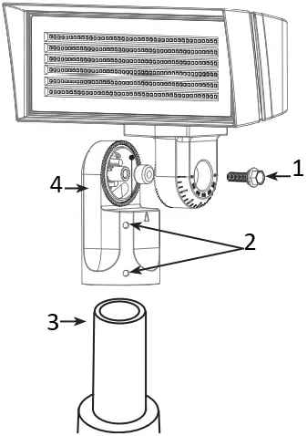 RAB FFLEDMT 52W Trunnion Mount LED Floodlight fig 3