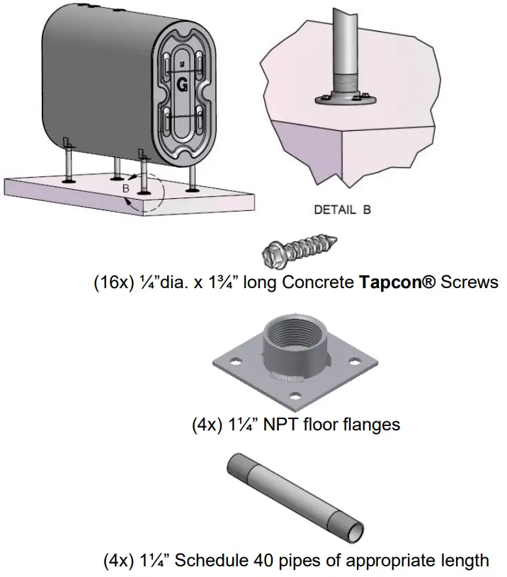 GRANBY 205701P Steel Tanks for Oil-Burner Fuels and Other Combustible Liquids - Fig