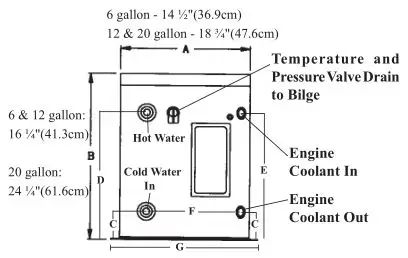 Raritan 1700 Series Electric Water Heaters - FIG 5