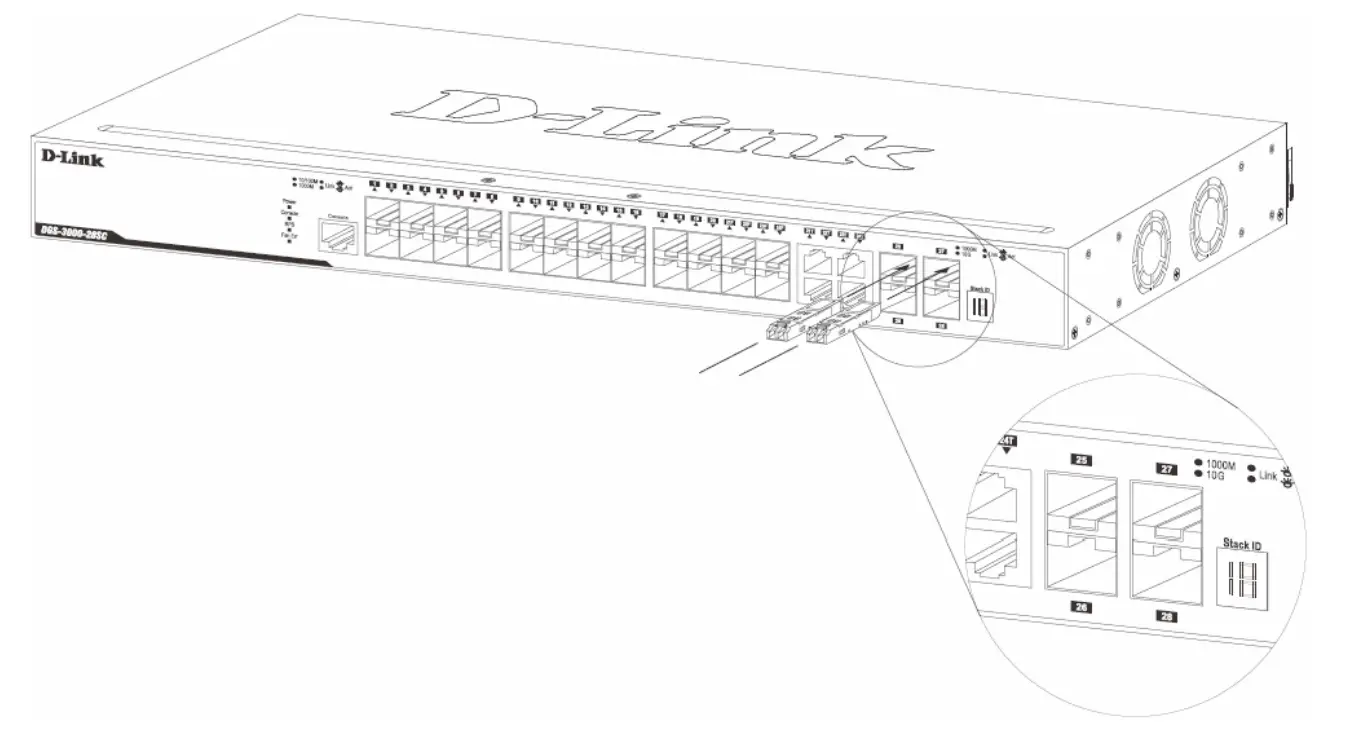 D-Link DGS-3000-28SC Layer 2 Gigabit Stackable Managed Switch - Installation 4