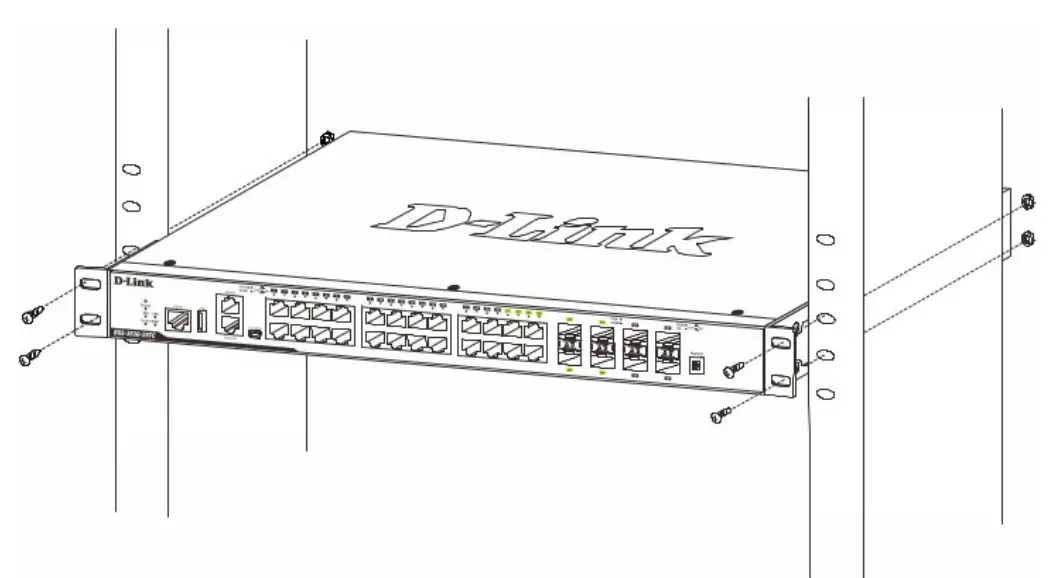 D-Link DGS-3000-28SC Layer 2 Gigabit Stackable Managed Switch - Installation3