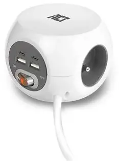 ACT AC2410 Power Strip Cube