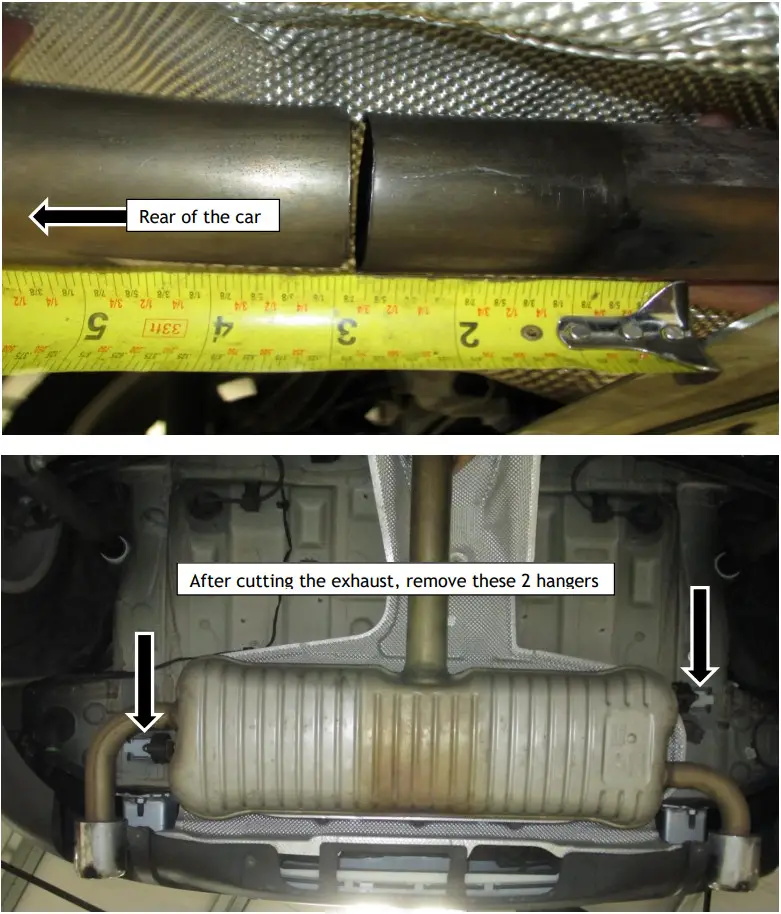 DINAN D660 0083 Valved Axle Back Exhaust - Exhaust System
