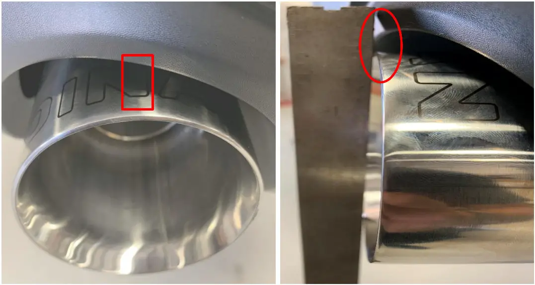 DINAN D660 0083 Valved Axle Back Exhaust - Exhaust Tips 2