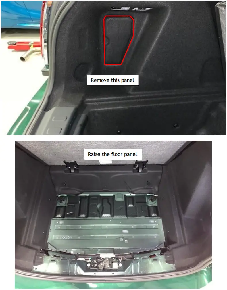 DINAN D660 0083 Valved Axle Back Exhaust - trunk wall