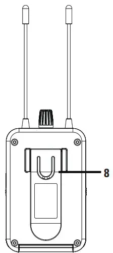 CAD GXLIEM Wireless In-Ear Monitor System - Bodypack GXLIEMBP Receiver 2