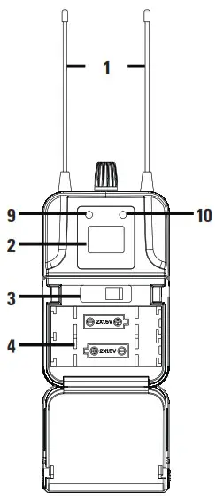 CAD GXLIEM Wireless In-Ear Monitor System - Bodypack GXLIEMBP Receiver 3