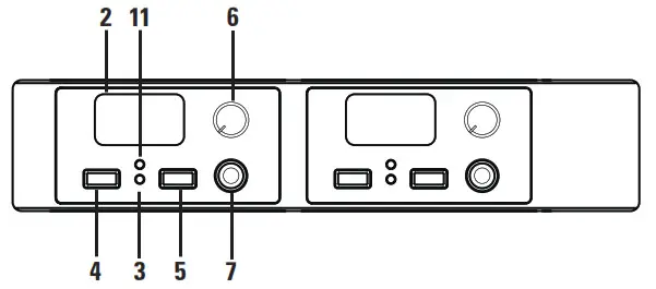 CAD GXLIEM Wireless In-Ear Monitor System - Dual channel front view