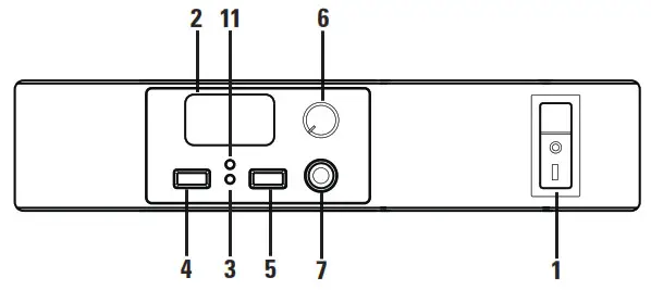 CAD GXLIEM Wireless In-Ear Monitor System - Single channel front view