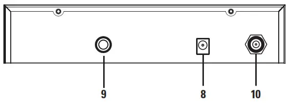 CAD GXLIEM Wireless In-Ear Monitor System - Single channel rear view