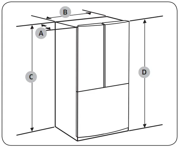 SAMSUNG RF4500A 30 Inch French Door Refrigerator - Clearance