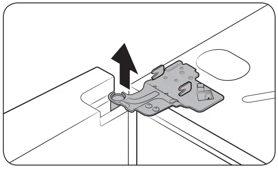 SAMSUNG RF4500A 30 Inch French Door Refrigerator - careful not to damage