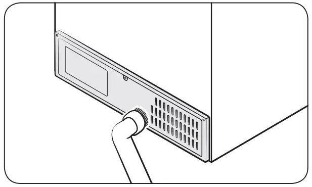 SAMSUNG RF4500A 30 Inch French Door Refrigerator - exposed parts
