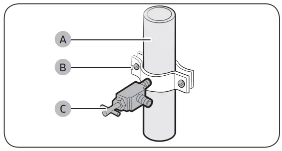 SAMSUNG RF4500A 30 Inch French Door Refrigerator - main water source