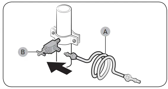 SAMSUNG RF4500A 30 Inch French Door Refrigerator - water line installation