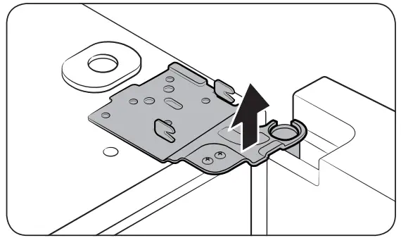 SAMSUNG RF4500A 30 Inch French Door Refrigerator - when you remove
