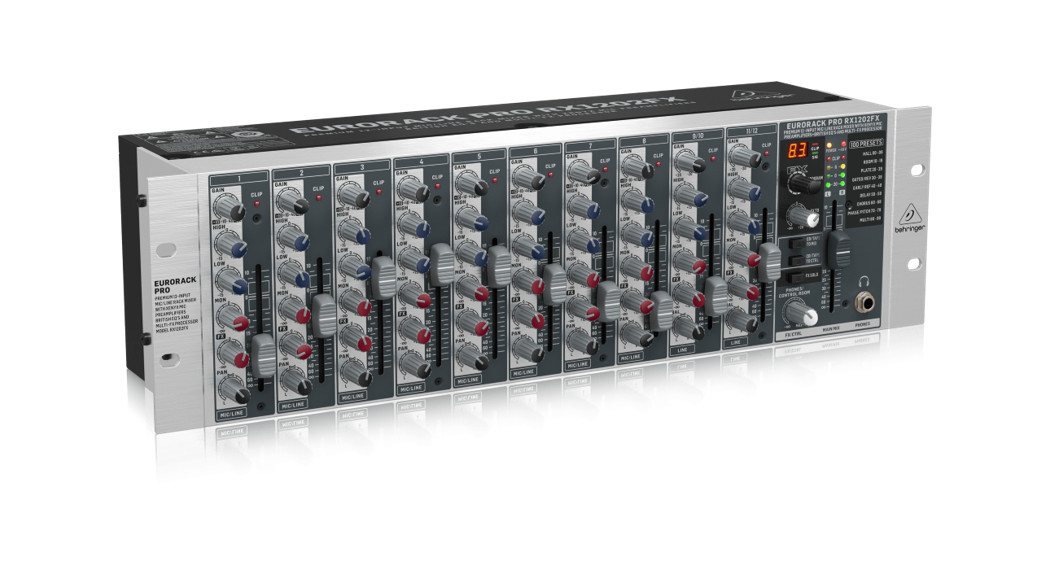 Behringer Rx1202fx Premium 12-input Mic/line Rack Mixer With Xenyx Mic Preamplifiers User Guide Behringer Rx1202fx Premium 12-input Mic/line Rack Mixer With Xenyx Mic Preamplifiers User Guide