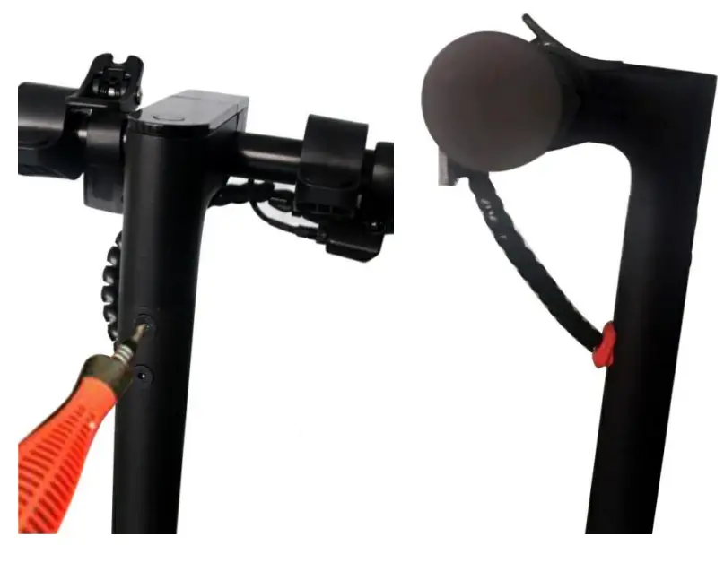 DENVER SEL-85350F Lime Electric Scooter - Assembling2