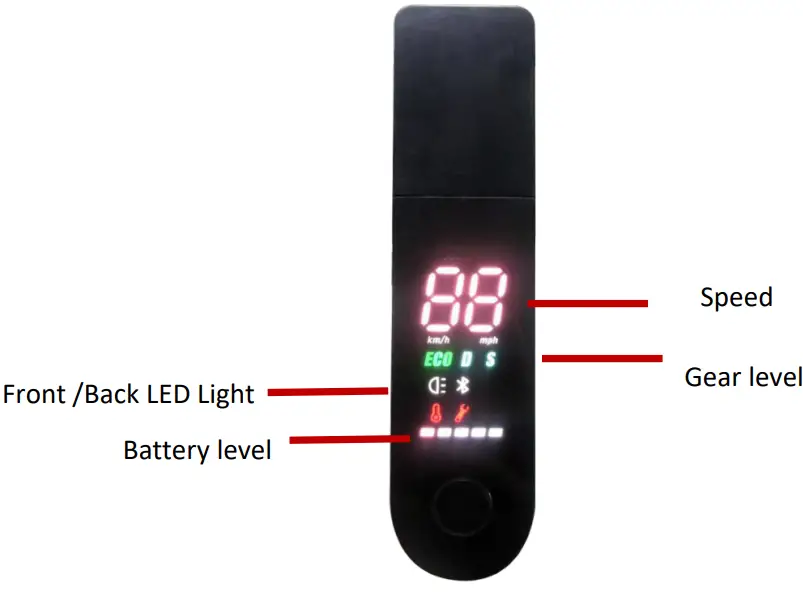DENVER SEL-85350F Lime Electric Scooter - Operational