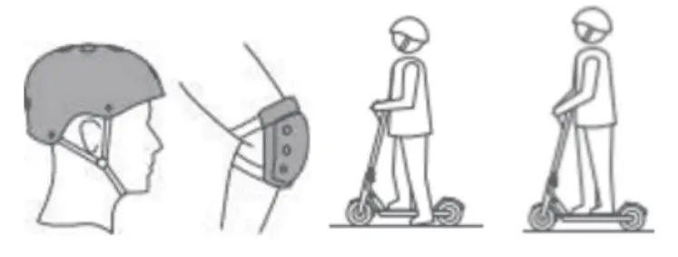 DENVER SEL-85350F Lime Electric Scooter - Safety