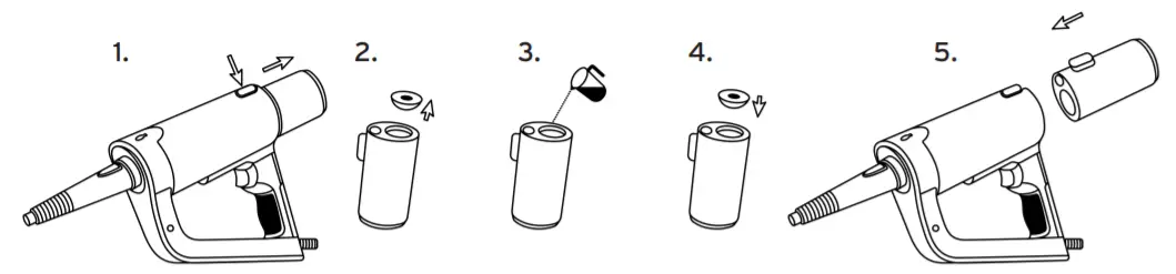 RELIABLE Pronto 200CS Portable Steam Cleaner -FIGURE 2