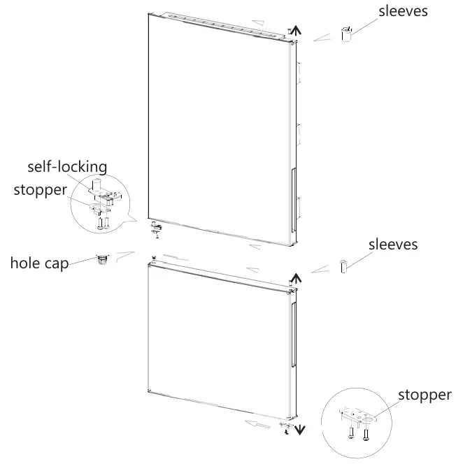 Esatto 529L Bottom Mount Refrigerator-Remove