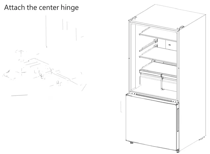 Esatto 529L Bottom Mount Refrigerator-door3
