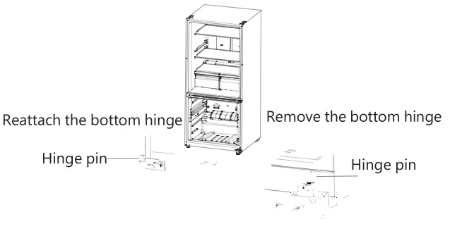 Esatto 529L Bottom Mount Refrigerator-side